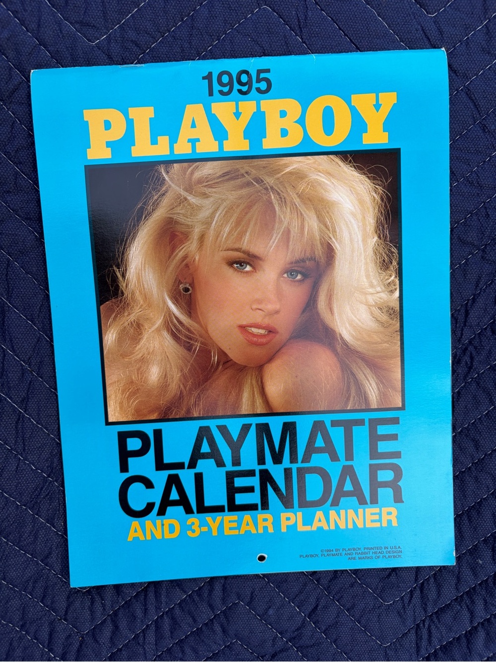 PLAYBOY 1995 Year Playmate Calendar AND 3-Year Planner